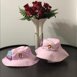 Disney Other | Disney Junior Hats Set Of 2 | Color: Pink/White | Size: Osg