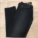 Anthropologie Jeans | Ag Anthropologie Stevie Slim Straight Jeans 28 R | Color: Blue | Size: 28