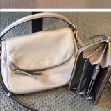 Kate Spade Bags | Beautiful Kate Spade Devin Purse Wmatching Wallet | Color: Gray | Size: Os