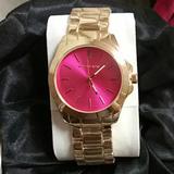 Michael Kors Other | Ladies Watch | Color: Gold/Pink | Size: Os
