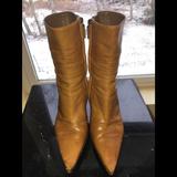 Gucci Shoes | Gucci Leather Camel Color Boots - Size 7 | Color: Brown | Size: 7