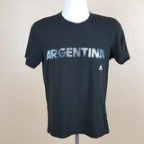 Adidas Shirts | Adidas Mens T-Shirt Argentina Size S Black I2 | Color: Black | Size: S