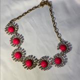 J. Crew Jewelry | *Closet Cleanout* J Crew Necklace | Color: Pink/Red | Size: Os