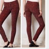 Anthropologie Pants & Jumpsuits | Anthro Pilcro & The Letterpress Paisley Pants 26 | Color: Brown | Size: 26