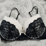 Victoria's Secret Intimates & Sleepwear | B&W Lace Bra | Color: Black/White | Size: 34c