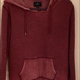 American Eagle Outfitters Tops | American Eagle Hoodie, Size Medium | Color: Red | Size: M