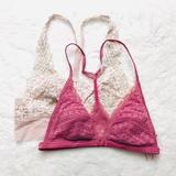 Victoria's Secret Intimates & Sleepwear | 2 Victorias Secret Pink Lace Bralettes | Color: Pink | Size: S