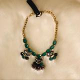 J. Crew Accessories | J.Crew Necklace With Stones. | Color: Black/White | Size: Os
