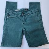 Anthropologie Jeans | Like New*** Adriano Goldshmied Stevie Ankle Jeans | Color: Green | Size: 27