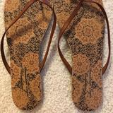 American Eagle Outfitters Shoes | American Eagle Flip Flops | Color: Brown | Size: 8