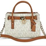 Michael Kors Bags | Michael Kors Hamilton Vanilla Tote Handbag | Color: Cream/White | Size: Os