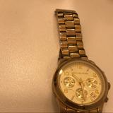 Michael Kors Jewelry | Authentic Michale Kors Gold Watch | Color: Gold | Size: Os