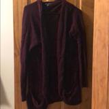 American Eagle Outfitters Sweaters | American Eagle Maroon Cardigan | Color: Purple | Size: M
