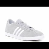 Adidas Shoes | Adidas Suede Sneakers- 7.5 | Color: Gray/White | Size: 7.5