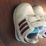 Adidas Shoes | Adidas Baby Boy Shoes White And Brown | Color: Brown/White | Size: 2bb
