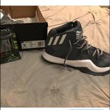 Adidas Shoes | Adidas Crazy Bounce Basketball Shoes Size 9.5 | Color: Gray/White | Size: 9.5