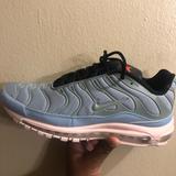 Nike Shoes | Air Max 97 Plus Mica Green Size 12 | Color: Blue/White | Size: 12