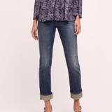 Anthropologie Jeans | Anthropologie, Pilcro, Mid Rise Parallel Jeans | Color: Blue | Size: 29