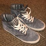 Vans Shoes | Gently Worn,High Top Vans | Color: Gray/Silver | Size: 8
