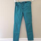 Anthropologie Jeans | New Anthropologie Stevie Ankle Teal Jeans Size 26r | Color: Blue/Green | Size: 26