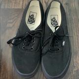 Vans Shoes | All Black Vans Box Included | Color: Black | Size: 8.5