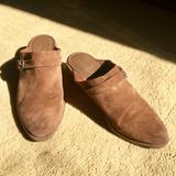 American Eagle Outfitters Shoes | American Eagle Suede Mules | Color: Brown | Size: 9