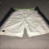 American Eagle Outfitters Swim | American Eagle Swim Trunks | Color: Blue/Green/White | Size: 34