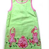 Lilly Pulitzer Dresses | Girls Lilly Pulitzer Musical Monkeys Dress 6x | Color: Green/Pink | Size: 6xg