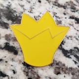 Disney Other | Disney Queen Of Hearts Crown Trading Pin | Color: Gold/Yellow | Size: Os