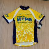 Nike Tops | Nike Tour Of Hope Bicycle Jersey D4 | Color: Blue/Yellow | Size: M
