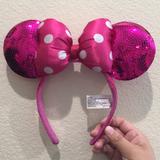 Disney Accessories | Minnie Mouse Ears | Color: Pink | Size: Os
