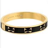 Kate Spade Accessories | Kate Spade Cool Cat Black And Gold Bracelet | Color: Black/Gold | Size: Os