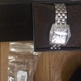 Michael Kors Other | Michael Kors Silver Watch | Color: Silver | Size: Sizes To Small, Extra Links And Pins Included