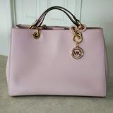 Michael Kors Bags | New Michael Kors Pink Saffiano Leather Bag Purse | Color: Gold/Pink | Size: Os