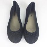 American Eagle Outfitters Shoes | American Eagle Womens Black Round Toe Lace Flats | Color: Black | Size: 7