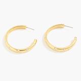 J. Crew Jewelry | Alison Lou X J.Crew Crystal-Studded Hoop Earrings | Color: Gold | Size: Os