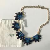 J. Crew Jewelry | **J. Crew** Blue And Gold Necklace | Color: Blue/Gold | Size: Os