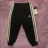 Adidas Bottoms | Adidas Boys Pant | Color: Black/White | Size: 4tg