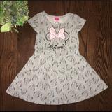 Disney Dresses | Adorable Minnie Mouse Dress | Color: Gray/Pink | Size: 6g