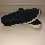 American Eagle Outfitters Shoes | American Eagle Suede Slip Ons | Color: Black | Size: 6
