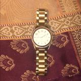 Michael Kors Other | Michael Kors Stainless Steel Watch (Worn) | Color: Gold | Size: Os