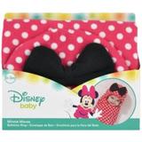 Disney Other | Minnie Mouse Bathtime Wrap Infant Baby 0-3 Months Kbb | Color: Black/Red | Size: Osbb