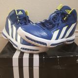 Adidas Shoes | Adidas Unisex Basketball Shoes | Color: Blue/Green/White/Yellow | Size: Youth 5.5 W 7