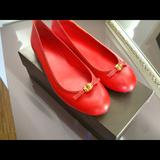 Gucci Shoes | Ballet Flats Gucci | Color: Red | Size: 9.5