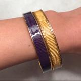 Kate Spade Jewelry | 2 For 1 Kate Spade Bangles! | Color: Purple/Yellow | Size: Os