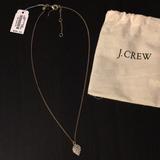 J. Crew Jewelry | (4 Available!) J.Crew Pave Petal Pendant Necklace | Color: Gold/Silver | Size: Os