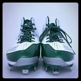 Adidas Shoes | Adidas Baseball Cleats Spg 753001 Size 12.5 | Color: Green/White | Size: 13.5