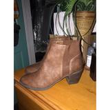American Eagle Outfitters Shoes | American Eagle Brown Ankle Boots | Color: Brown/Tan | Size: 10