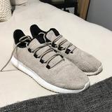 Adidas Shoes | Adidas Grey Suede Trainers | Color: Cream/Gray | Size: 11