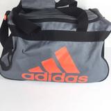Adidas Bags | Adidas Grey Orange Duffle Travel Workout Bag | Color: Orange | Size: 14x10